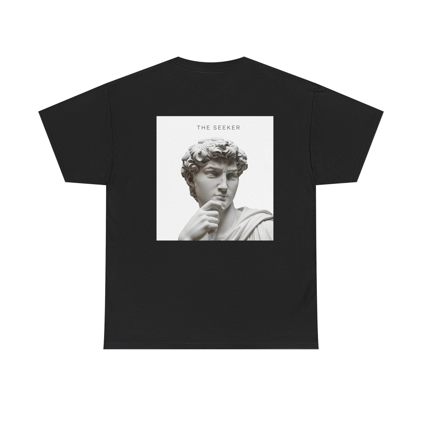 Artistic Unisex Cotton Tee - The Seeker Design, Casual Wear, Gift for Art Lovers, Vintage Style, Everyday Comfort, Inspiration Tee
